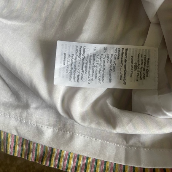 J. Crew Multicolor Striped Belted Dress Sz 0P - Picture 10 of 11